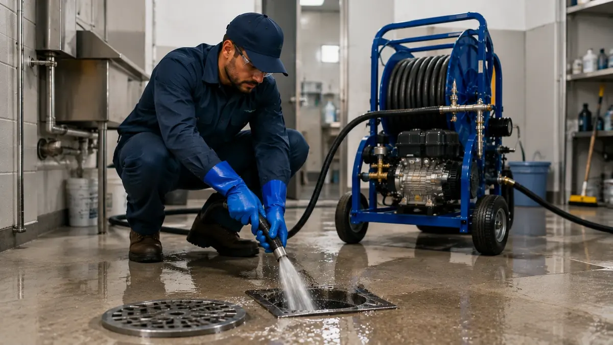 Floor Drain Hydro Jet Cleaning in Point Reyes Station