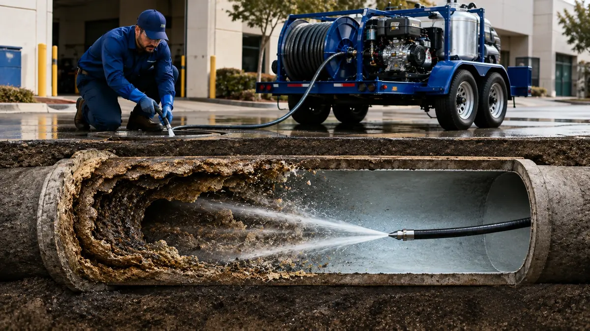 Sewer Pipe Descaling in Point Reyes Station