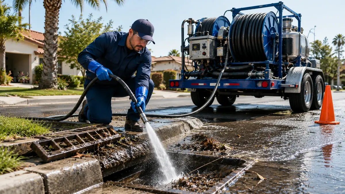 Storm Drain Hydro Jet Cleaning in Point Reyes Station